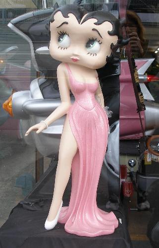 betty Boop in pink - Betty Boop , biggest collection in Melbourne...life size