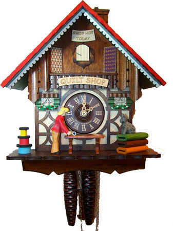 Cuckoo Clock - A new model of cuckoo clock, in which for every one hour the cuckoo comes out of the little door on the top.