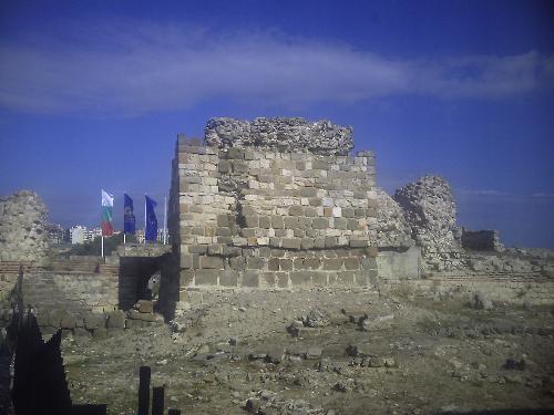 nesserbar Bulgaria - we tend to take pictures of anywhere we visit. This is the old Roman walls of the Black sea coastle town of Nesserbar in Bulgaria