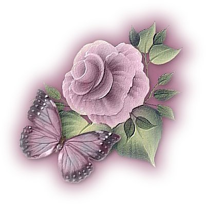purple roses with a butterfly  - a beautiful purple rose with butterfly