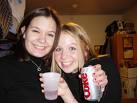 Drinking Diet Coke - Two girls drinking diet coke