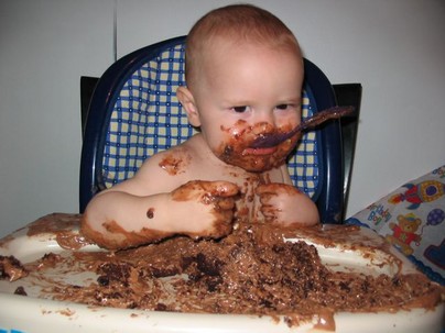 I think cake makes this kid happy... - happy cake kid I think cake makes this kid happy... - happy cake kid