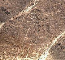 nazca lines - pic of an alien? you decide