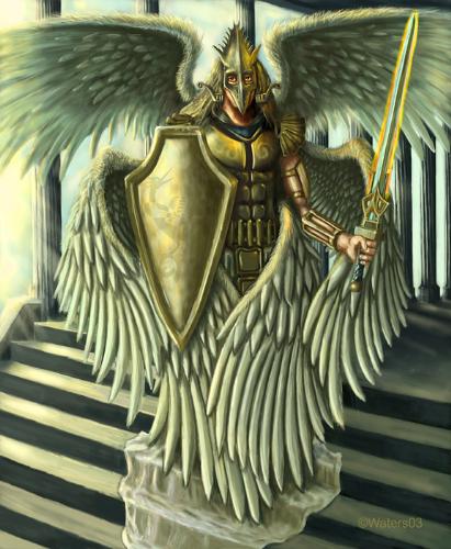 seraph angel - this is a warrior type of angel