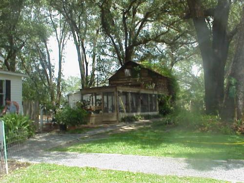 Another view of the old barn - This is a shot across our yard of the tobacco barn.