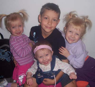have children - These are the four gorgeous children that I had. I love them very much. Children are so rewarding in so many ways.