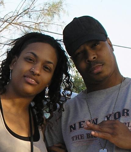 Me and my wonderful Husband! - This is a picture of myself and my husband Lamel.