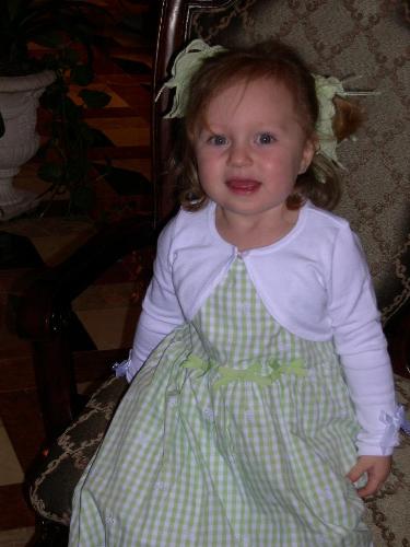Kayla - My Granddaughter Kayla 18 months old atcousins wedding