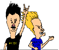 beavis and butthead - rock on