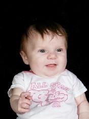 My daughter, Serenity. - This is my youngest daughter, Serenity. She is 9 months old and my little thumper.
