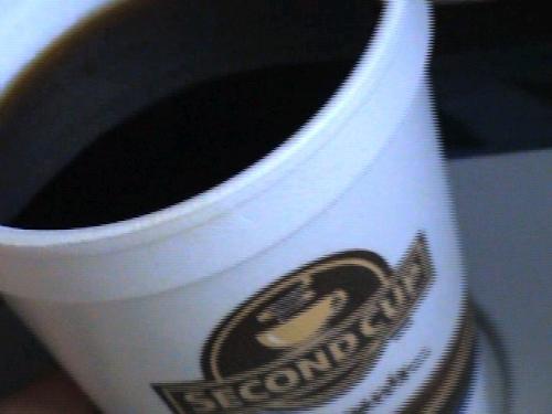 Heaven In A Cup!!!  - Here's another shot of the cup of coffee I had the last time I flew Air Canada. A cup of coffee, and an excuse to go somewhere; what more does one need in life?