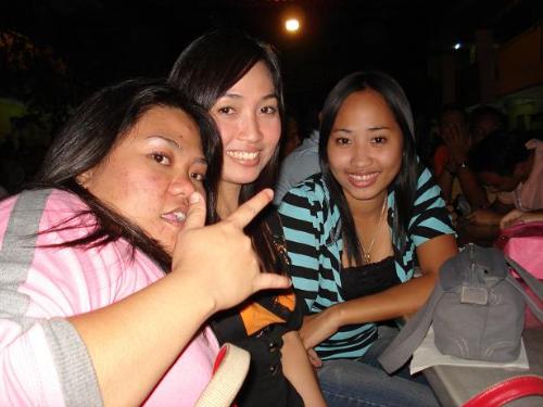 during our reunion.. - this photo was taken during our highschool reunion. I am with my one of my bestfriends, annabelle and my sister.