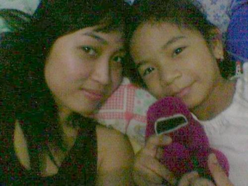 with lil aira.. - with my friend's daughter, aira. she's a lovely, kind, and playful girl. photo was taken during my sleep over stay in their house.
