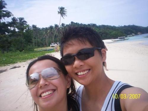 Hearts at boracay - Pix while we are in another island during out boat tripping...