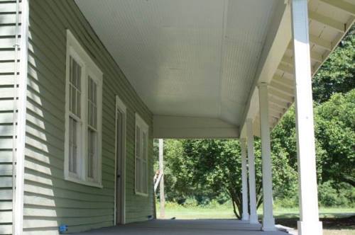 Front porch - A front porch on an old house in the country