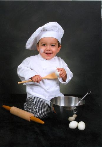 Young Chef - This is an image I found on the Internet.