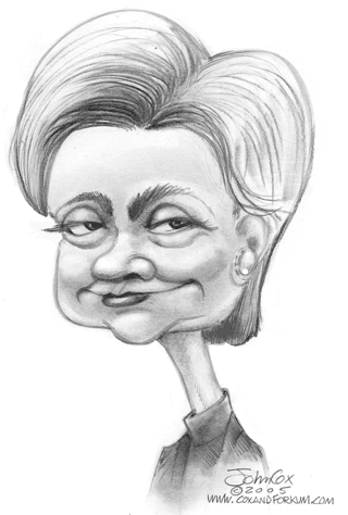 Cartoon Hillary Clinton - From the Atlanta Journal-Constitution: Distain appears bipartisan for Hillary Clinton tell-all.