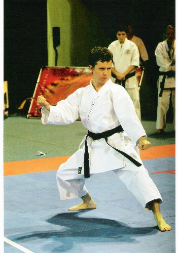 Me at the JKA National Tournament 2008 - This is my competing at the South African JKA National Tournament in May 2008. I'm in the middle of a kata and everything.   Now you can all proceed to point out the many points where I can better myself.