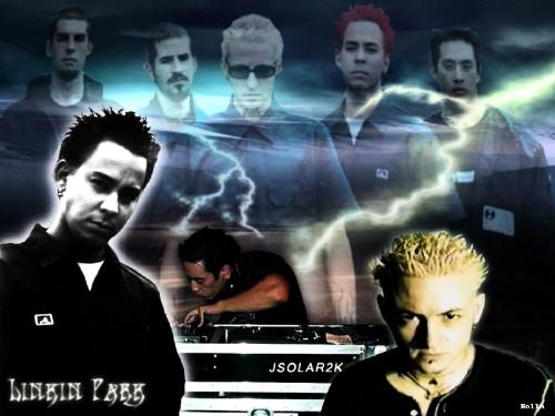 linkin park - Old-school hip-hop, traditional classic rock, and spooling electronic vibes were the initial factors behind the building of the alternative metal quintet Linkin Park. The band's Southern Californian musical roots were also an underlying basis, for drummer Rob Bourdon, guitarist Brad Delson, and MC/vocalist Mike Shinoda formed a tight friendship while still in high school. Shortly after graduation, art student and DJ Joseph Hahn hooked up with bassist Dave'Phoenix' Farrell and Shinoda for the band Xero. Hybrid Theory came later, but the band opted on the name Linkin Park when singer Chester Bennington was the last piece added to the band in 1999. Soon the band became a noticeable face at the Whisky as well as favorites in and around Los Angeles. Zomba Music's Jeff Blue was one of the few who didn't turn the band down for a contract at the turn of the millennium -- Linkin Park signed to Warner Bros. after being turned down three times in late 1999 and got to work on their debut album. Taking a piece from their past, they named the album Hybrid Theory. It was released in fall 2000 and it showcased their likes for fellow alternative acts such as the Deftones, the Roots, Aphex Twin, and Nine Inch Nails. The Dust Brothers also collaborated on the record, as well as producer Don Gilmore (Pearl Jam, Eve 6, Tracy Bonham). Singles such as'Crawling' and'One Step Closer' were massive radio hits and video favorites among the TRL crowd on MTV. Joint tours with Family Values and the Project: Revolution Tour with Cypress Hill led the band to play 324 shows in 2001. Linkin Park was in demand. Come January 2002, Hybrid Theory received three Grammy nominations, for Best Rock Album and Best New Artist. A month later, Linkin Park walked away with an award for Best Hard Rock Performance for'Crawling.' They spent the remainder of the year holed up in the studio, again working with Gilmore, recording a follow-up to their eight-times-platinum debut Hybrid Theory. Linkin Park's sophomore effort, Meteora, was released in March 2003; the first single,'Somewhere I Belong,' was an instant hit. The second annual Projekt Revolution tour got underway in spring 2003 with Linkin Park joining Mudvayne, Xzibit, and Blindside; Summer Sanitarium dates with Metallica, Limp Bizkit, Mudvayne, and the Deftones followed in July and August. Results of the latter appeared by the end of the year on Live in Texas. In late 2004, Linkin Park embarked on their most ambitious project yet: Collision Course, a collaboration with king-of-the-mountain rapper Jay-Z, which introduced the commercial world to the concept of mash-ups (remixes that sample heavily from at least two popular songs). Jay-Z also encouraged co-founder Mike Shinoda to explore the possibilities of a solo hip-hop project. He did, dubbed the project Fort Minor, and released the album The Rising Tied in 2005 with Jay-Z as executive producer. The group came back together in 2006 and began work on their next album. With Shinoda and Rick Rubin (Run-D.M.C., Red Hot Chili Peppers, Johnny Cash) sharing the production credit, Minutes to Midnight arrived in 2007.~ MacKenzie Wilson, All Music Guide Sophomore albums are famously tricky affairs. Musicians have their entire lives to pen their debut album, the theory goes, and a relatively short time to follow it up. But what if the debut in question is the biggest selling album in recent memory? And what if the music industry has Hollywood-like expectations for another instant blockbuster? That was the scenario Linkin Park faced when they entered the studio to record Meteora, the follow-up to their multi-platinum debut Hybrid Theory. That album, which Rolling Stone called'twelve songs of compact fire indivisibly blending alternative metal, hip-hop, and turntable art', has shipped 14 million units worldwide to date. It was the Number One selling album of 2001. It launched three chart-topping singles including'In The End.' And in 2002 it received a Grammy® for Best Hard Rock Performance for'Crawling,' as well as nominations for Best Rock Album and Best New Artist. After diligently pursuing their craft since the band's humble origins in Southern California circa the mid-'90s, Linkin Park now had the world's ear. To those outside the band, the pressure to follow up that success might have seemed insurmountable. But within Linkin Park, vocalists Chester Bennington and Mike Shinoda, guitarist Brad Delson, turntablist Joseph Hahn, drummer Rob Bourdon, and bassist Phoenix weren't sweating it in ways you might expect. Instead of dwelling on outside expectations, they set to work, meticulously crafting each moment of each song to their own exacting standards. The bigger picture developed accordingly.'We don't ever want to have the mindset where we need to sell 10 million albums each time out. That's ridiculous,' says Bennington.'It's a blessing to sell that many albums; it doesn't happen very often in this business--even once in your career is an achievement. Our obligation is to our fans. We're not going to get too comfortable and say it's a given that people will run out and buy our albums.''And if you know us, you know the biggest pressure came from within the band,' says Shinoda.'We just wanted to make another great album that we're proud of,' says Bourdon.'We focused on that, and worked hard to create songs we love. We're our own harshest critics.' If you doubt that, consider this: Shinoda and Bennington wrote 40 unique choruses for Meteora's poignant first single,'Somewhere I Belong,' before arriving at the best possible version.'We knew we needed to fix a couple things on that song,' says Shinoda with a shrug.'So we'd write a new chorus, record it, mix it. Then we'd listen to it the next day, and Chester and I would look at each other and say, 'I don't know... I think it could be better.' And then we'd start again from scratch. It was a lot of work. We probably wrote and scrapped our sophomore jinx album somewhere in the mix. But we took our time, remained critical, and wrote songs we knew were good. Some people might have expected us to write a weaker version of Hybrid Theory -water it down, stagnate. But that's not what we're about.'The winning results of that painstaking approach are instantly apparent on Meteora. The twelve lean tracks display immense growth from the road-honed band, while still showcasing the rare chemistry that's been in place since Bennington completed the line-up in 1999. Working once again with Hybrid Theory co-producer Don Gilmore, the album came to life in a variety of studios, including the band's beloved tour-bus facility and each member's respective home set-up. This time Linkin Park had the opportunity to experiment with a wider palette sound, and an even more diverse array of styles. They married wildly distressed samples to heavy guitars on songs such as'Somewhere I Belong.' They arranged live strings and piano for'Breaking The Habit' and'Faint.' They experimented with complex beats on songs such as'Easier To Run.' They even added a Japanese flute called a shakuhachi to the hip-hop-driven'Nobody's Listening.' Throughout, the rich textures and dynamic arrangements serve to enhance the moods created by Bennington's and Shinoda's powerful vocals - and vice versa. The synergy invites repeat listens. The guiding vision for the 18-month recording process was evoked by the album's title, Meteora. During a European tour in 2002, the band stumbled upon a travel magazine featuring destinations in Greece. On the cover, the word'Meteora' and the accompanying photo caught their eye, and subsequently fired their imaginations. Meteora is a group of six monasteries perched atop rock pinnacles rising 1500 feet above the plains of central Greece. As Bennington puts it,'they don't seem of this planet.' And it's true. (To see for yourself, rent the Bond flick For Your Eyes Only, in which Roger Moore kicks as* at one of the mountain fortresses.) The Greek word literally translates as'hovering in the air.' It's a fitting term for the otherworldly region, as well as for the album Linkin Park created with the image in mind.'We wanted to write songs that lived up to the energy that name exudes,' says Bennington.'It's really epic and beautiful. It totally embodies the sense of timelessness and expansiveness we wanted the album to have,' says Shinoda.'We've since met people who've visited Meteora,' adds Hahn.'People go there for solitude now - to find themselves. And that's what the album is about - finding yourself. Each song is about looking within and letting out emotions.'This time out, Bennington and Shinoda expanded the emotional range heard on Hybrid Theory. That album dealt with frustration, anger, fear and confusion from a younger person's perspective, according to Shinoda. The goal: catharsis. By contrast, Meteora reflects the accelerated lives the band members have led since recording their debut.'We toured the world for two years. That alone makes you step back and take a look at the bigger picture,' says Shinoda.'We've always been interested in universal feelings, and that's what we focused on with this album. But Meteora is different in the sense that we're dealing with more facets of the human condition.''It's still a very dark album, but there's definitely more optimism,' says Bennington.'We're still the same people, but now there's a light at the end of the tunnel.'On'Somewhere I Belong,' for example, the verses describe fear and confusion, but the chorus takes that crucial first step toward arriving at a solution. Bennington sings,'I want to heal. I want to feel like I'm close to something real. I want to find something I've wanted all along, somewhere I belong.'And on'Breaking The Habit,' he sings,'I don't know what's worth fighting for. Or why I have to scream. I don't know why I instigate and say what I don't mean. I don't know how I got this way. I know it's not alright. So I'm breaking the habit tonight.'Once again`