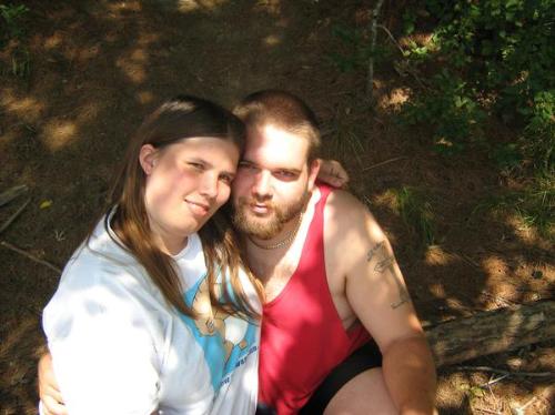 My husband and I - This was taken in August 2007. The most recent picture of myself and my husband.