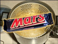 Deep fried, are you serious? - Who would have thought a mars bar could be deep fried and eaten.
