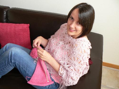 Knitting - I am knitting my daughter a cardigan.