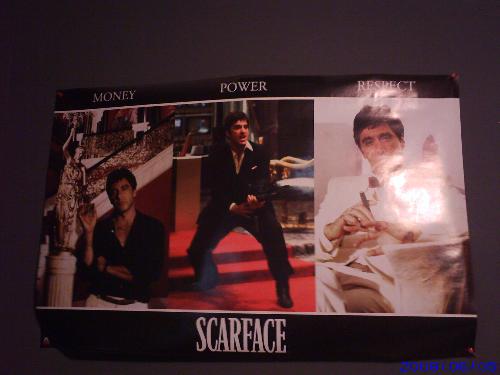 Scarface poster - This is one of my many scarface posters.