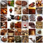 different choco foods - chocolate made foods