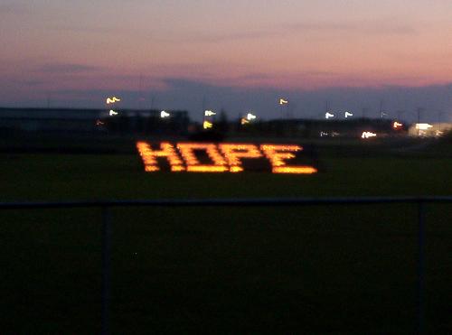 Luminarys - The Finalle of the Luminary Ceremony of 2007 Relay for life