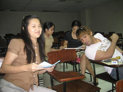 At School - Me and Classmates in my MBA class