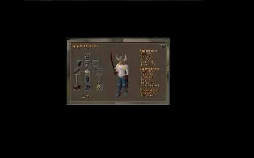 My runescape account - My possibly best armour and weapons (I know that sound very nooby)