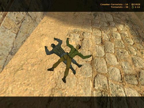 CS 1.6 funny  - After killing my enemy I died... 