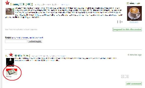 Respond can put image? - Why some people can put image in respond, which we couldn't?