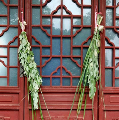 Ay Tsao - Every family hang Ay Tsao on their front door 