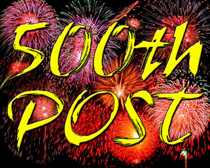 500th posts - It's my 500th posts!