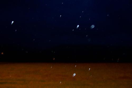 Nighttime in New York - This is a picture of the sky when I crossed the PA/NY state line one rainy night.