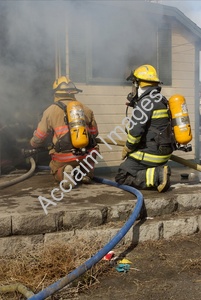fire brigade at team work - fire brigade at team work to helping people