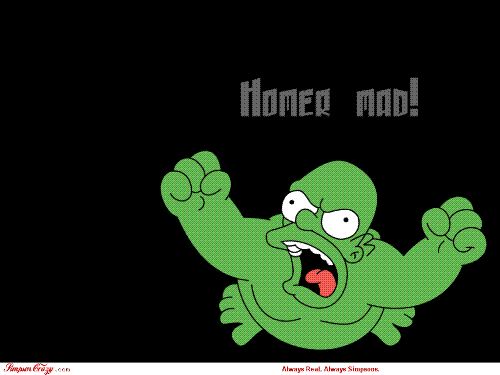 homer - homer as hulk