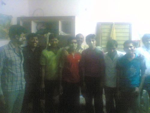 my birthday - celebrating birthday party with friends...............