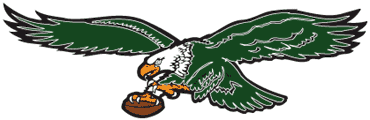 Philadelphia eagles logo 1985 - The Philadelphia eagles logo from 1985 that was seen on their helmets.