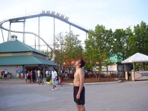 sky rider - This is a standing rollercoaster ride.