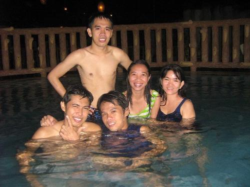championship party - contestant si harim for papayatan. pool party at the flamengo garden resort in Marikina City, June 6, 2008, celebration for winning the championship on volleyball and basketball