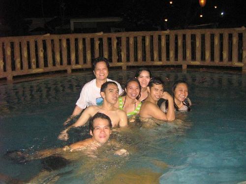 championship party - daw bading si wilme. pool party at the flamengo garden resort in Marikina City, June 6, 2008, celebration for winning the championship on volleyball and basketball
