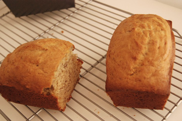 Banana Bread - Enjoy a slice of bread.