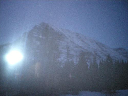Canadian Rockies -  A fairly decent photo taken from a moving car