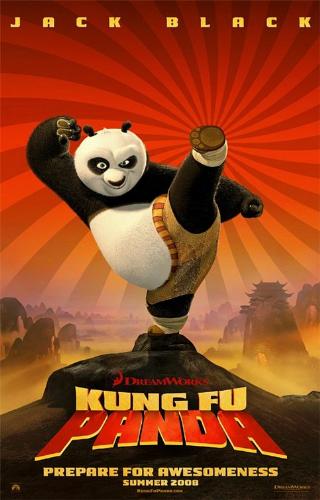 Kung Fu Panda Poster - Movie about a waiter who trained to become the greatest warrior of his time. Really entertaining animation. One of the best Dreamworks has produced so far.