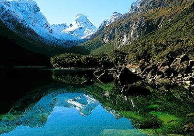 Beautiful Photography - Lake Mackenzie, Fiordland  - A beautiful scenic photography of the South Island by Craig Potton, New Zealand's pre-eminent landscape photographer.