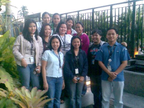 Me and my team =) - I miss these guys. It's been more than a year since I started handling the team. I had to say goodbye but it doesn't end there.