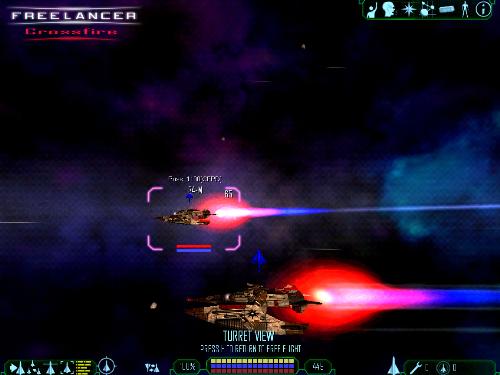 two ships r flying together - ship in Freelancer