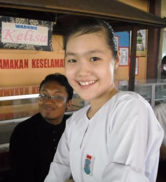 heh - me and my student during teacher's day..he